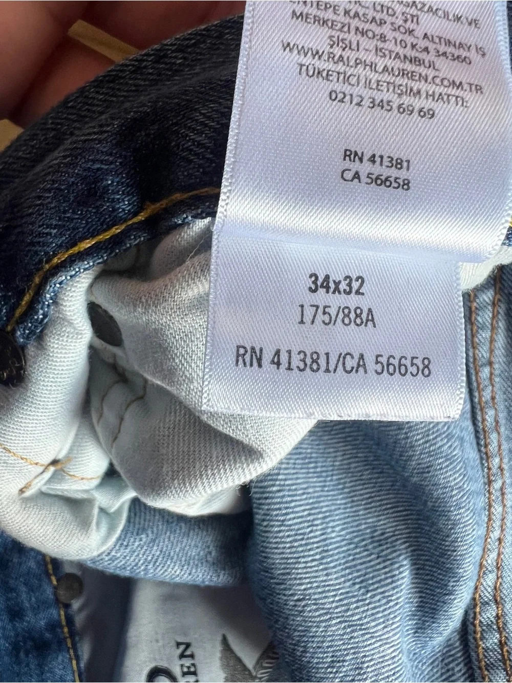 Polo by Ralph Lauren Men's Slim Straight Medium Blue Jeans
